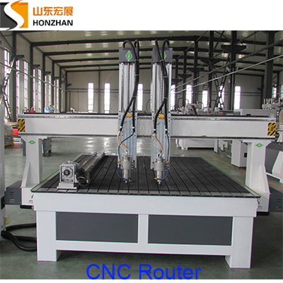 4th axis CNC Router with rotary table